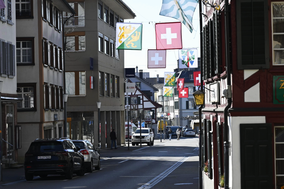 Weinfelden – Blick auf die Rathausstrasse. (Bild: Stadt Weinfelden)