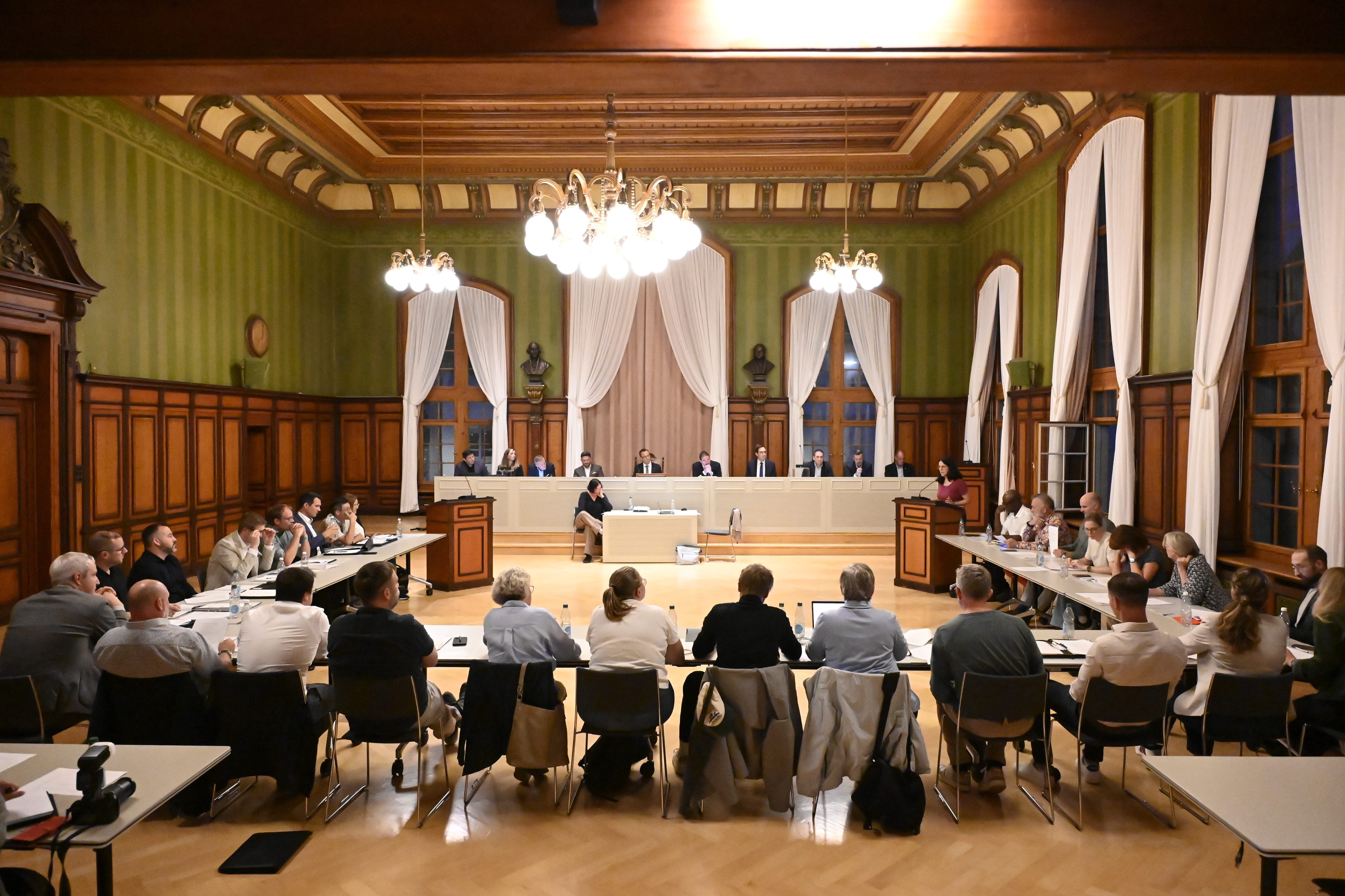 Blick ins Stadtparlament 